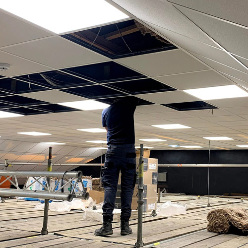 Replacement of Suspended Ceiling Isle of Man